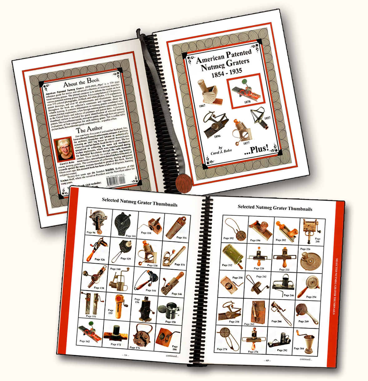 American Patented Nutmeg Grates 1854 ~ 1935 by Carol Bohn