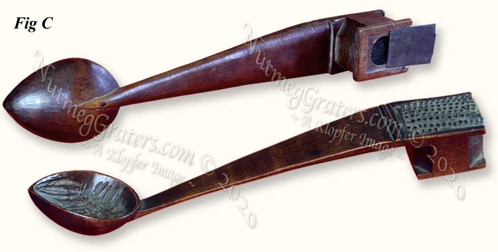 Primitive Mixing Punch Wassail Mixing Spoon Nutmeg Grater